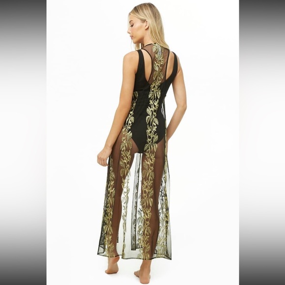 Metallic Embroidered Duster - Picture 5 of 5